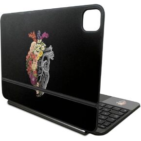 Skin Compatible with Apple Magic Keyboard for iPad Pro 11‑inch (M4) 2024 - Spring Heart - Premium 3M Vinyl Protective Wrap Decal Cover - Easy to Apply | Crafted in The USA by MightySkins