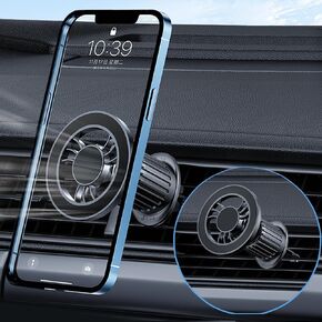 YmhxcY for Magnetic Phone Holder for Your Car Mount 【20 Super Magnets】 Car Phone Holder Mount Vent Cell Phone Kickstand Mount for Car Plate Fit All iPhone 15/14/13 Plus MagSafe Car Accessories-Black