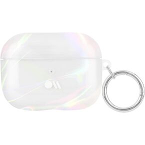 Case-Mate - AirPods Pro Case with Antimicrobial Protection - SOAP BUBBLE - Iridescent w/ Micropel, One Size