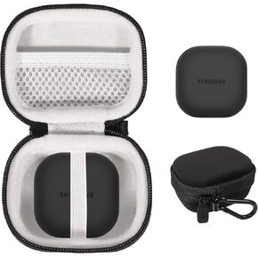 CaseSack Case for Samsung Galaxy Buds 2 Pro, Buds Pro, Buds 2, Buds Live True Wireless Bluetooth Earbuds (Purple)