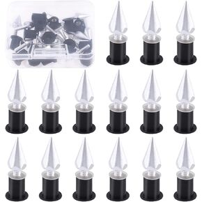 15Pcs Aluminum Spike Motorcycle Windscreen Bolts Windshield Screws Replacement (Gold) in Kuwait