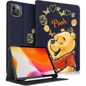 حافظة لطيفة لجهاز iPad Pro 12.9/Air 13 بوصة M2 - للنساء والفتيات والأطفال والمراهقات Girly Kawaii Cartoon لجهاز iPad Pro حافظة 12.9 بوصة مضحكة وجميلة واقية لجهاز iPad Air 13 بوصة 2024، Weini