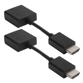 2pcs Cable Extender, HD Multimedia Extension Cable, Male to Female Extension Cables Support 4K Full HD Resolution.
