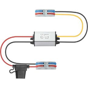 DC 10V-60V to 5V 5A Buck Voltage Power Converter Waterproof Transformer Power Supply 10V-60V Step Down to DC 5V 5A 25W Reducer Converter Compatible with Vehicle Car Truck Volt