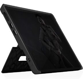STM Dux Shell for Microsoft Surface Pro X 2019/2020/2021 - Rugged and Protective case - Black (STM-222-261L-01)