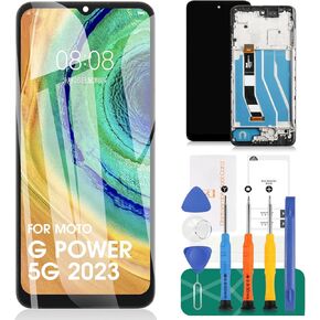 لـ Motorola Moto G Power 5g 2023 استبدال الشاشة لـ Moto G Power 5g 2023 LCD محول الأرقام لإصلاح Moto XT2311-3 مجموعة استبدال شاشة العرض التي تعمل باللمس مع الإطار XT2311-4 XT2311-5