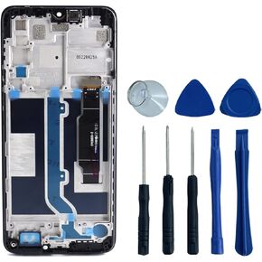 for TCL 30 XL Screen Replacement with Frame 30XL T671G T701DL LCD Display Touch Screen Digitizer Assembly with Frame Replacement 6.8"