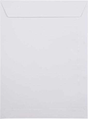 LUXPaper 9 x 12 Open End Window Envelopes | Peel & Press | White | 28lb. Text | 250 Qty in Saudi Arabia