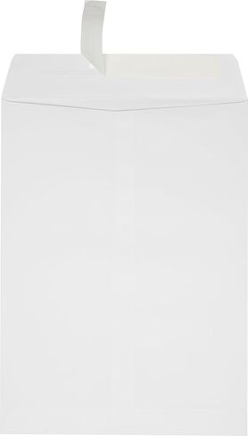 LUXPaper 9 x 12 Open End Window Envelopes | Peel & Press | White | 28lb. Text | 250 Qty in Saudi Arabia