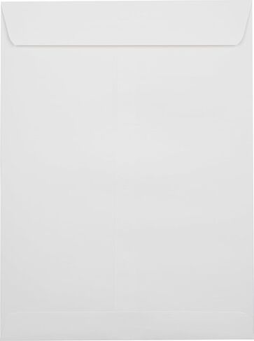 LUXPaper 9 x 12 Open End Window Envelopes | Peel & Press | White | 28lb. Text | 250 Qty in Saudi Arabia