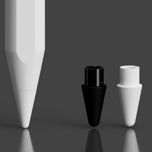نصيحة قلم Apple Pencil - iPad نصيحة قلم Apple Pencil المتكاملة - استمتع بالضوضاء والكتابة غير القابلة للانزلاق في الأماكن الهادئة. تي بي يو أسود in Saudi Arabia