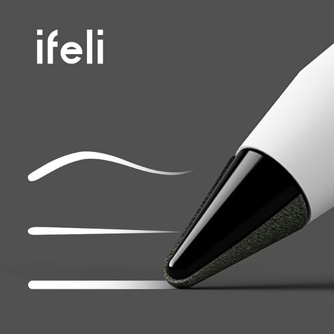 نصيحة قلم Apple Pencil - iPad نصيحة قلم Apple Pencil المتكاملة - استمتع بالضوضاء والكتابة غير القابلة للانزلاق في الأماكن الهادئة. تي بي يو أسود in Saudi Arabia