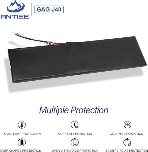 بطارية الكمبيوتر المحمول ANTIEE GAG-J40 لجيجابايت ايرو 14 15 17 Serie Aero 14-K7 14-V7 14-W-CF2 15 XA 15-Y9 15-X9 17 XA RP77 17 XA HDR Aorus 17 YA Gaming X5 V6 V7 V8 X7 v6 v7 X7 دت V6 دت V7 دت V8 X9 دت in Saudi Arabia