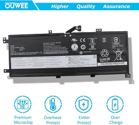 L18C4P90 Laptop Battery Compatible with Lenovo ThinkPad L13 Yoga Series L18M4P90 02DL030 SB10T83119 02DL031 SB10T83120 L18D4P90 02DL032 5B10W13933 5B10W13934 5B10W13935 15.36V 46Wh 2985mAh in Saudi Arabia