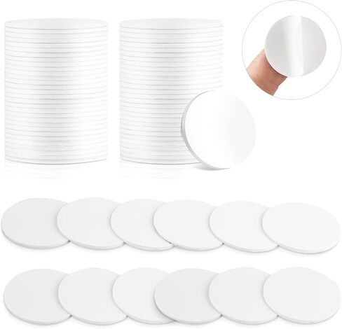 NFC Tag NFC Stickers White NTAG215 Tag 30Pcs Rewritable Round Coin NFC Cards with Adhesive Back Compatible with Tagmo NFC Enabled Mobile Phones in Saudi Arabia