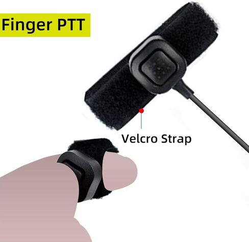 Retevis Throat Mic Walkie Talkie Earpiece,Compatible with Motorola CP100D CP185 CP200 CP200D GP300 GP2000 Mag ONE BRP40 HYT TC610 Two-Way Radio,2 Pin,Finger PTT,2 Way Radio Earpiece with Mic(1 Pack) in Saudi Arabia