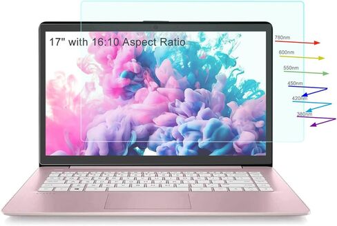واقي شاشة مضاد للوهج للضوء الأزرق مقاس 17 بوصة 16:10 لينوفو/HP/Dell/ASUS/LG/MSI/Samsung/Acer، حماية للعين، ضوء أزرق، الأشعة فوق البنفسجية، فيلم مرشح حجب الوهج، فائق الدقة، غير لامع (غير مناسب) 17.3 بوصة in Saudi Arabia