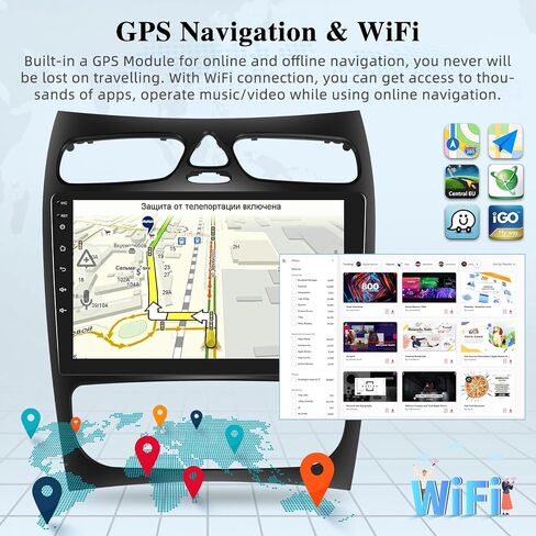 [2+64G] Car Radio for Mercedes Benz C Class W203 C200 C320 C350 CLK W209 S203 A209 2000-2005 - Wireless Carplay and Android Auto - 9 Inch Touchscreen Car Stereo with GPS + AHD Backup Camera in Saudi Arabia