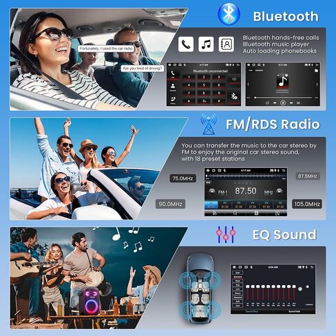 2+64G Android Car Radio Car Stereo for Mercedes Benz W163 ML320 ML350 ML400 ML500 1997-2005 with Wireless Carplay Android Auto, 9’’ Touch Screen with WiFi GPS Bluetooth FM RDS EQ Backup Camera in Saudi Arabia