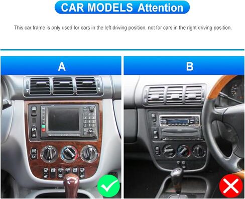 2+64G Android Car Radio Car Stereo for Mercedes Benz W163 ML320 ML350 ML400 ML500 1997-2005 with Wireless Carplay Android Auto, 9’’ Touch Screen with WiFi GPS Bluetooth FM RDS EQ Backup Camera in Saudi Arabia