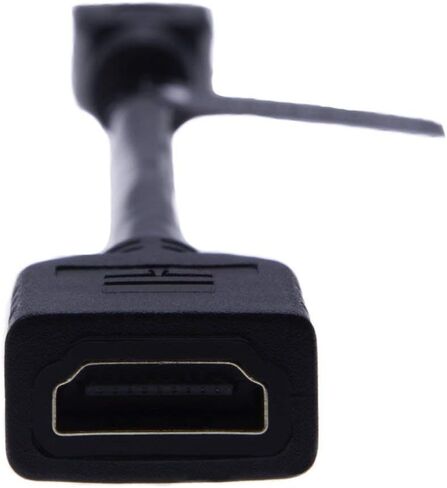 كابل محول HDMI صغير إلى HDMI للكمبيوتر اللوحي، الكاميرا، EOS-1D، EOS 5D، 60D، 70D، 80D، 100D، 750D، 760D، 1100D، 1200D، 1300D، Nikon Coolpix 1 AW1، J1، J3، S1، V1، V2 إلى التلفزيون HDTV شاشات الكريستال السائل العارض in Kuwait