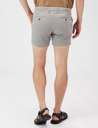 Amazon Essentials Men's Slim-Fit 5" Flat-Front Comfort Stretch Chino Short (Previously Goodthreads), Forest Green, 29 in Saudi Arabia