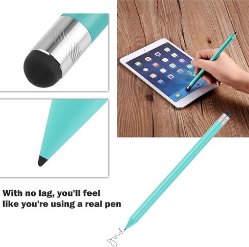 Stylus Pens for Touch Screens, Universal High Accuracy Capacitive Disc Tip Touch Screen Pen Stylus for iPhone (Green) in Saudi Arabia