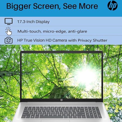 أجهزة الكمبيوتر المحمولة HP - كمبيوتر محمول بشاشة لمس 17 بوصة مع قلم ستايلس - AMD Ryzen 5 7530U - Wi-Fi 6 - مصراع خصوصية الكاميرا - مثالي لطلاب الجامعات والمكاتب التجارية (Windows 11، ذاكرة الوصول العشوائي 16 جيجابايت | 1 تيرابايت PCIe SSD) in Saudi Arabia