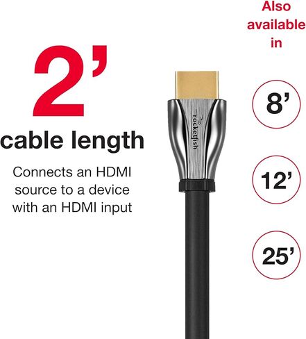 Rocketfish 8K Ultra High Speed HDMI Certified Cable (8) in Kuwait