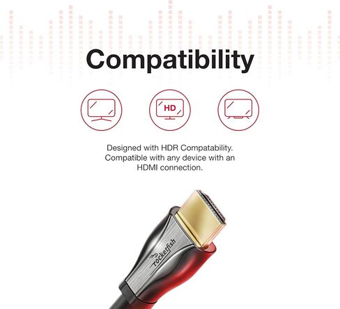 Rocketfish 8K Ultra High Speed HDMI Certified Cable (8) in Kuwait