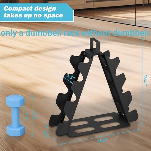 ZHSX حامل الدمبل 4 طبقات، حامل دمبل معدني وردي بإطار على شكل حرف A حامل الدمبل فقط مع مقبض صغير لشجرة الوزن ومنظم تخزين للتمارين الرياضية رف أوزان مجاني للمنزل وصالة الألعاب الرياضية in Kuwait