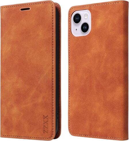 ZZXX for iPhone 14 Pro Max Case Wallet with [RFID Blocking] Card Slot Photo Fram Kickstand Magnetic Soft Leather Flip Fold Case for iPhone 14 Pro Max Wallet Case(Black-6.7 inch) in Saudi Arabia
