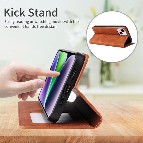ZZXX for iPhone 14 Pro Max Case Wallet with [RFID Blocking] Card Slot Photo Fram Kickstand Magnetic Soft Leather Flip Fold Case for iPhone 14 Pro Max Wallet Case(Black-6.7 inch) in Saudi Arabia