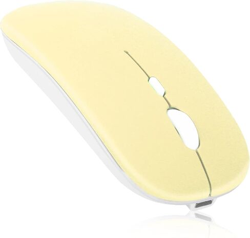 UrbanX 2.4GHz & Bluetooth Mouse, Rechargeable Wireless Mouse for Samsung Galaxy Tab S6 Bluetooth Wireless Mouse for Laptop/PC/Mac/iPad pro/Computer/Tablet/Android Onyx Black in Saudi Arabia