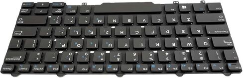 لوحة مفاتيح أمريكية غير بإضاءة خلفية بديلة لـ Dell Latitude E5450 E5470 E7450 E7470 7480 7490 0XGXRH XGXRH in Kuwait