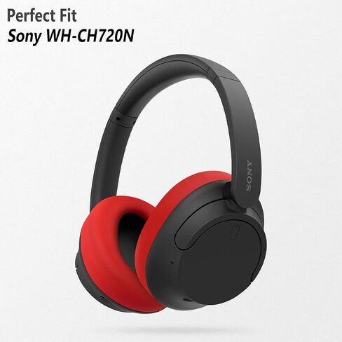 Geiomoo Silicone Earpads for Sony WH-CH720N, Sony WH-1000XM4, Sony WH-1000XM3 Headphones, Replacement Ear Cushions Cover (Black) in Kuwait