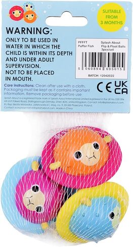 Splash About Pufferfish Flip & Float Pool & Bath Toys in Saudi Arabia