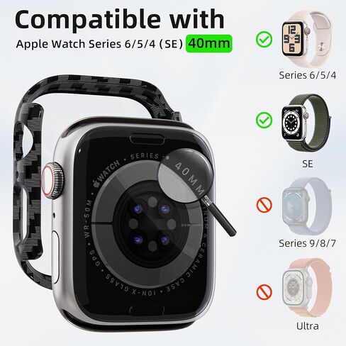 2 Pack Hard PC Case for Apple Watch Ultra/Ultra 2 Screen Protector 49mm, with 9H Tempered Glass Screen Protector, Full Protective Cover for iWatch Ultra Accessories 49mm, Orange in Kuwait