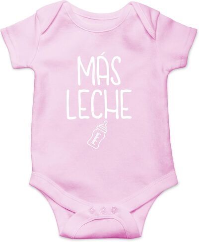 AW Fashions Mas Leche بدلة أطفال رومبير مضحكة ملابس للأولاد والبنات ملابس لطيفة ورائعة لحديثي الولادة in Saudi Arabia