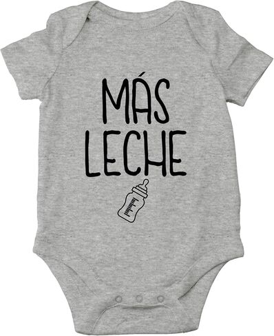 AW Fashions Mas Leche بدلة أطفال رومبير مضحكة ملابس للأولاد والبنات ملابس لطيفة ورائعة لحديثي الولادة in Saudi Arabia