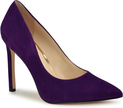 Nine West Women's Tatiana Pump, Purple Suede 506, 7.5 in Saudi Arabia