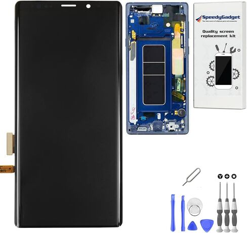 شاشة AMOLED بديلة لمحول رقمي تعمل باللمس لهاتف Samsung Galaxy Note 9 باللون الأسود in Saudi Arabia