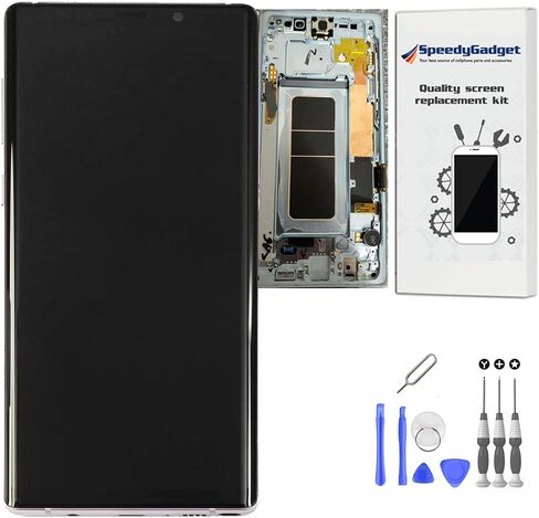 شاشة AMOLED بديلة لمحول رقمي تعمل باللمس لهاتف Samsung Galaxy Note 9 باللون الأسود in Saudi Arabia