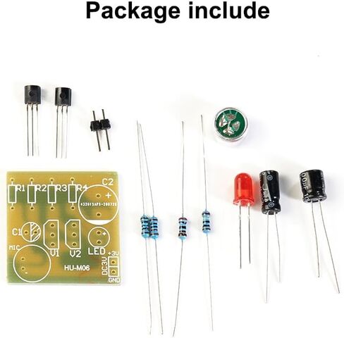 Solder Projects DIY Electronics Kits Electronic Voice-activated LED Flash Production Kit Learning Kit DIY Electronic Kit in Saudi Arabia