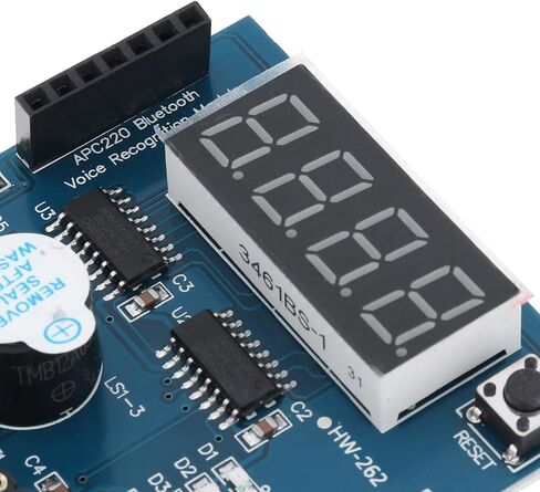 2 قطعة لوحة توسيع متعددة الوظائف وحدة درع مستشعر ProtoShield متعددة الوظائف مع أربعة شاشات عرض رقمية متوافقة مع Arduino UNO R3 in Saudi Arabia