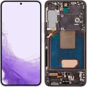 شاشة LCD رقمية بديلة متوافقة مع Samsung Galaxy S22 SM-S901B، SM-S901B/DS، SM-S901U (أسود مع إطار) مجموعة رقمية لشاشة تعمل باللمس مع أدوات إصلاح - 6.1 بوصة in Saudi Arabia