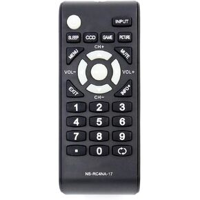 NS-RC4NA-17 Replace Remote fit for Insignia TV NS-24D510MX17 NS-55D510NA17 NS-55D510MX17 NS-24D510NA17 NS-32D310MX17 NS-32D310NA17 NS-39D310NA17 NS-40D510MX17 NS-40D510NA17 NS-48D510NA17 NS-50D510MX17