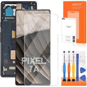 OLED for Google Pixel 7a Screen Replacement for Display Pixel 7a LCD GWKK3 GHL1X G0DZQ LCD Digitizer Touch Screen Assembly Repair Part(with Fingerprint Function)