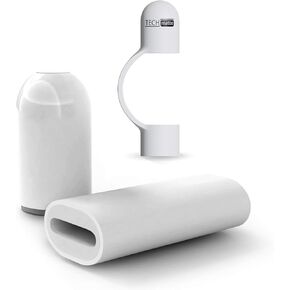 TechMatte Magnetic Replacement Cap and Charging Adapter (Female to Female Connector) Compatible with Apple Pencil 1st Generation (Bundle)