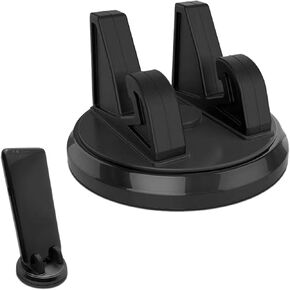 1 PC Car Dashboard Cell Phone Holder, Vertical Horizontal Rotate Design, Vehicle Phone Mount, Universal Automotive Smartphones Bracket Accessories for Truck SUV Car (Black)